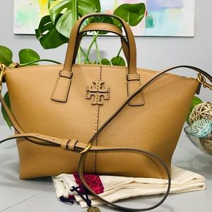 Tory Burch McGraw Top-Zip Satchel